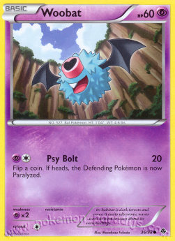 Woobat⁣ - Emerging Powers⁣ (Common)⁣ [36]