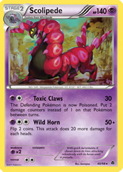 Scolipede⁣ - Emerging Powers⁣ (Rare)⁣ [40]