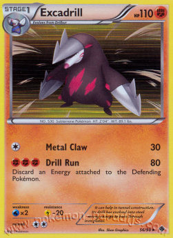 Excadrill⁣ - Emerging Powers⁣ (Holo Rare)⁣ [56]