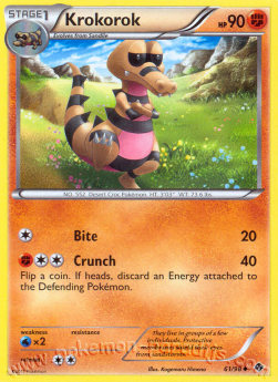 Krokorok⁣ - Emerging Powers⁣ (Uncommon)⁣ [61]