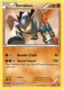 Terrakion⁣ - Emerging Powers⁣ (Holo Rare)⁣ [63]