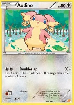 Audino⁣ - BW Trainer Kit⁣ (Fixed)⁣ [18E]