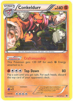 Conkeldurr⁣ - Noble Victories⁣ (Holo Rare)⁣ [64]