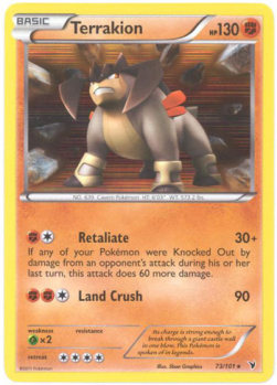 Terrakion⁣ - Noble Victories⁣ (Holo Rare)⁣ [73]