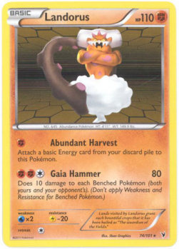 Landorus⁣ - Noble Victories⁣ (Holo Rare)⁣ [74]