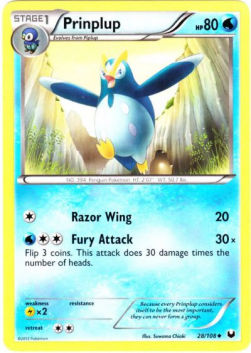 Prinplup⁣ - Dark Explorers⁣ (Uncommon)⁣ [28]