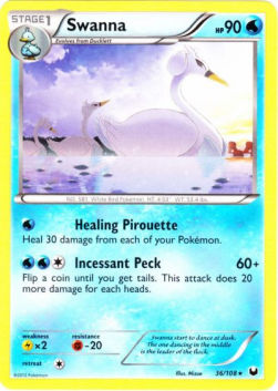 Swanna⁣ - Dark Explorers⁣ (Rare)⁣ [36]