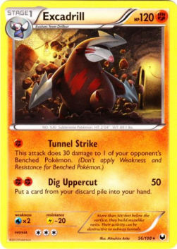Excadrill⁣ - Dark Explorers⁣ (Rare)⁣ [56]