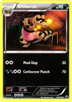 Krokorok⁣ - Dark Explorers⁣ (Uncommon)⁣ [65]