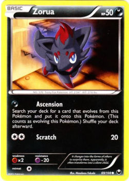 Zorua⁣ - Dark Explorers⁣ (Common)⁣ [69]