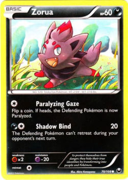 Zorua⁣ - Dark Explorers⁣ (Common)⁣ [70]