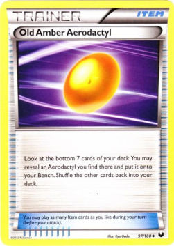 Old Amber Aerodactyl⁣ - Dark Explorers⁣ (Uncommon)⁣ [97]