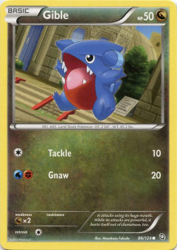 Gible⁣ - Dragons Exalted⁣ (Common)⁣ [86]