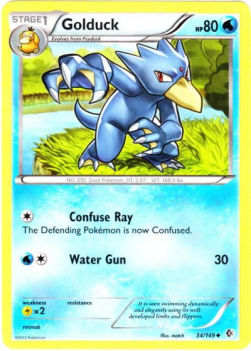 Golduck⁣ - Boundaries Crossed⁣ (Uncommon)⁣ [34]