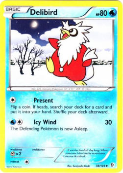 Delibird⁣ - Boundaries Crossed⁣ (Uncommon)⁣ [38]