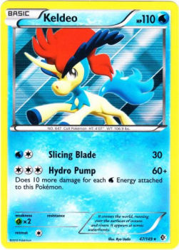 Keldeo⁣ - Boundaries Crossed⁣ (Holo Rare)⁣ [47]