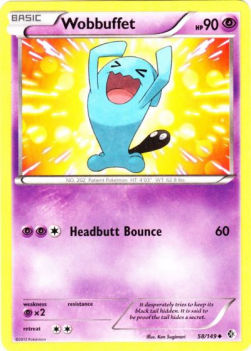 Wobbuffet⁣ - Boundaries Crossed⁣ (Uncommon)⁣ [58]
