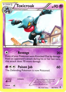 Toxicroak⁣ - Boundaries Crossed⁣ (Rare)⁣ [66]