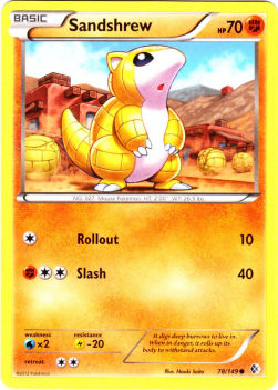 Sandshrew⁣ - Boundaries Crossed⁣ (Common)⁣ [78]