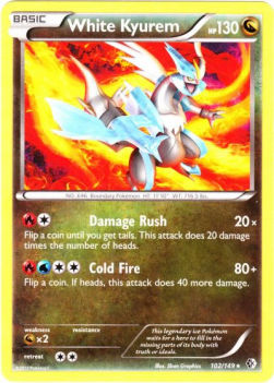 White Kyurem⁣ - Boundaries Crossed⁣ (Rare)⁣ [102]