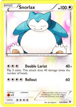 Snorlax⁣ - Boundaries Crossed⁣ (Uncommon)⁣ [109]