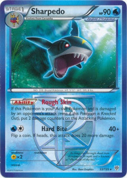 Sharpedo⁣ - Plasma Storm⁣ (Rare)⁣ [33]