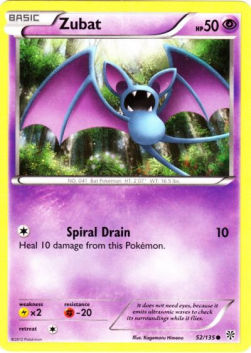 Zubat⁣ - Plasma Storm⁣ (Common)⁣ [52]