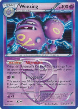 Weezing⁣ - Plasma Storm⁣ (Holo Rare)⁣ [58]