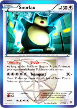 Snorlax⁣ - Plasma Storm⁣ (Rare)⁣ [101]