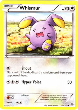 Whismur⁣ - Plasma Storm⁣ (Common)⁣ [105]