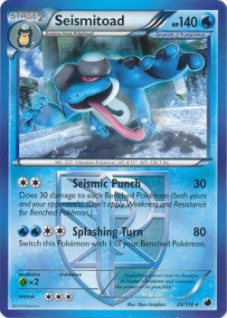 Seismitoad⁣ - Plasma Freeze⁣ (Rare)⁣ [26]