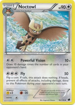 Noctowl⁣ - Plasma Freeze⁣ (Uncommon)⁣ [92]