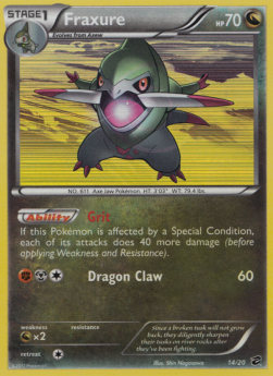 Fraxure⁣ - Dragon Vault⁣ (Holo Rare)⁣ [14]