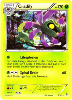 Cradily⁣ - Plasma Blast⁣ (Rare)⁣ [4]