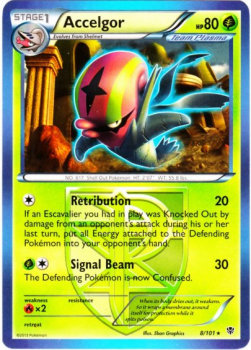 Accelgor⁣ - Plasma Blast⁣ (Rare)⁣ [8]