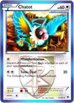 Chatot⁣ - Plasma Blast⁣ (Uncommon)⁣ [77]