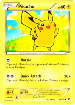 Pikachu⁣ - XY⁣ (Common)⁣ [42]