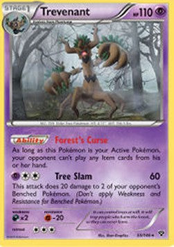 Trevenant⁣ - XY⁣ (Holo Rare)⁣ [55]