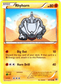 Rhyhorn⁣ - XY⁣ (Common)⁣ [60]