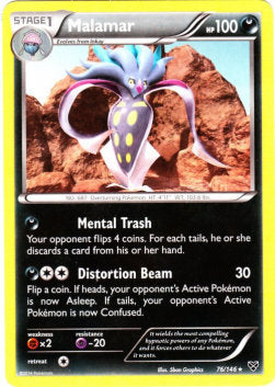 Malamar⁣ - XY⁣ (Rare)⁣ [76]