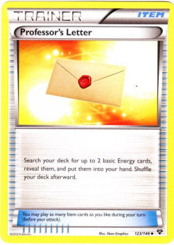 Professor's Letter⁣ - XY⁣ (Uncommon)⁣ [123]