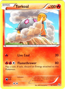 Torkoal⁣ - Flashfire⁣ (Uncommon)⁣ [16]