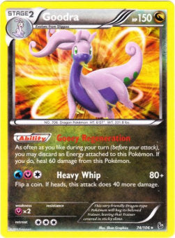 Goodra⁣ - Flashfire⁣ (Holo Rare)⁣ [74]