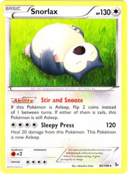 Snorlax⁣ - Flashfire⁣ (Rare)⁣ [80]