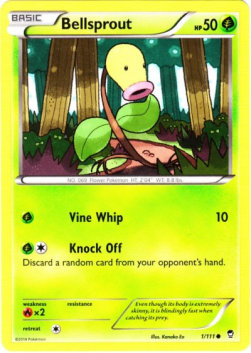 Bellsprout⁣ - Furious Fists⁣ (Common)⁣ [1]