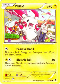 Plusle - Furious Fists (Common) [FFI-31]