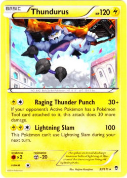 Thundurus⁣ - Furious Fists⁣ (Rare)⁣ [33]