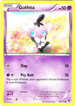 Gothita⁣ - Furious Fists⁣ (Common)⁣ [39]