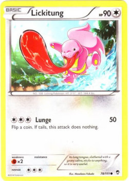 Lickitung⁣ - Furious Fists⁣ (Common)⁣ [78]