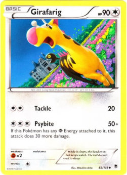 Girafarig⁣ - Phantom Forces⁣ (Uncommon)⁣ [82]